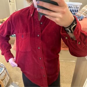 Women’s Ralph Lauren Corduroy Shirt SM